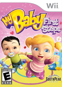 My Baby First Steps Wii  box art